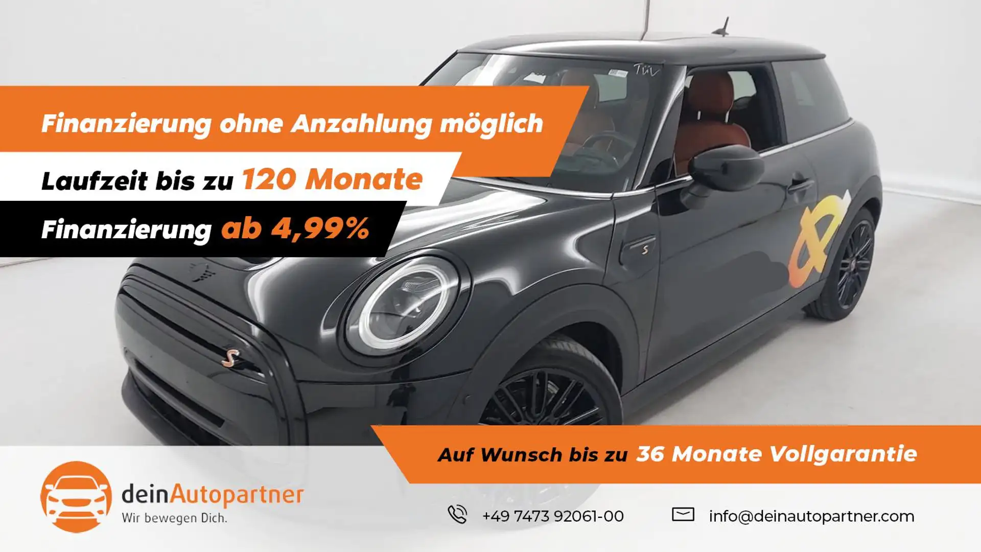 MINI Cooper SE /BLACK EDITION/HUD/PANO/DCC/LEDER/H&K Schwarz - 1