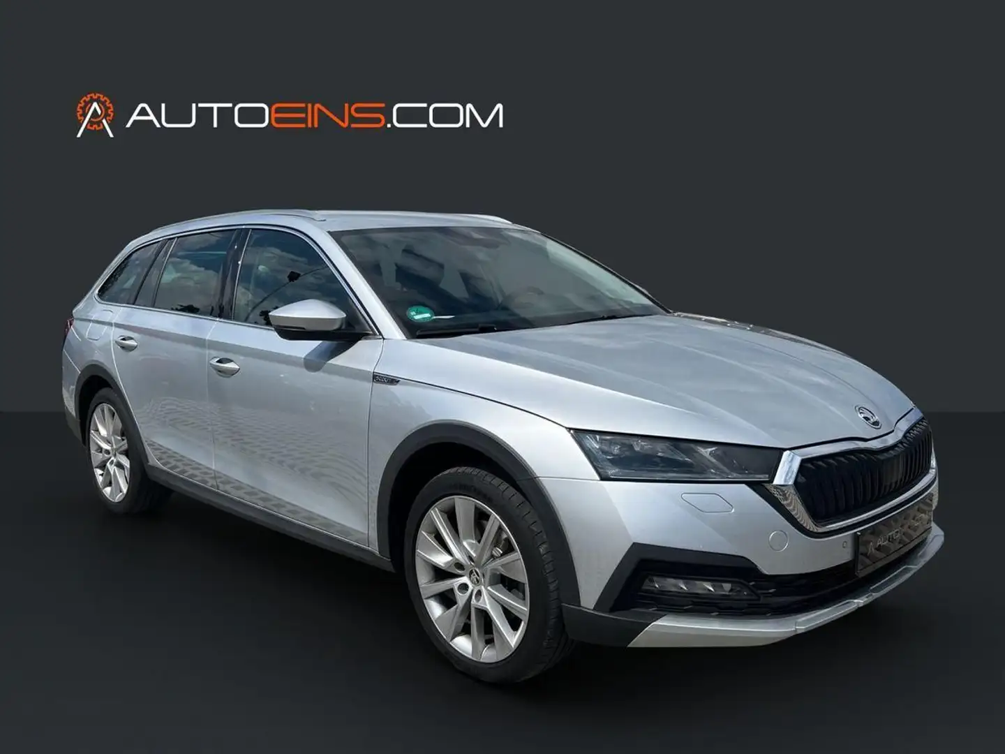 Skoda Octavia 2.0 TDI DSG Scout 4x4*Head-up-Display* Silber - 1
