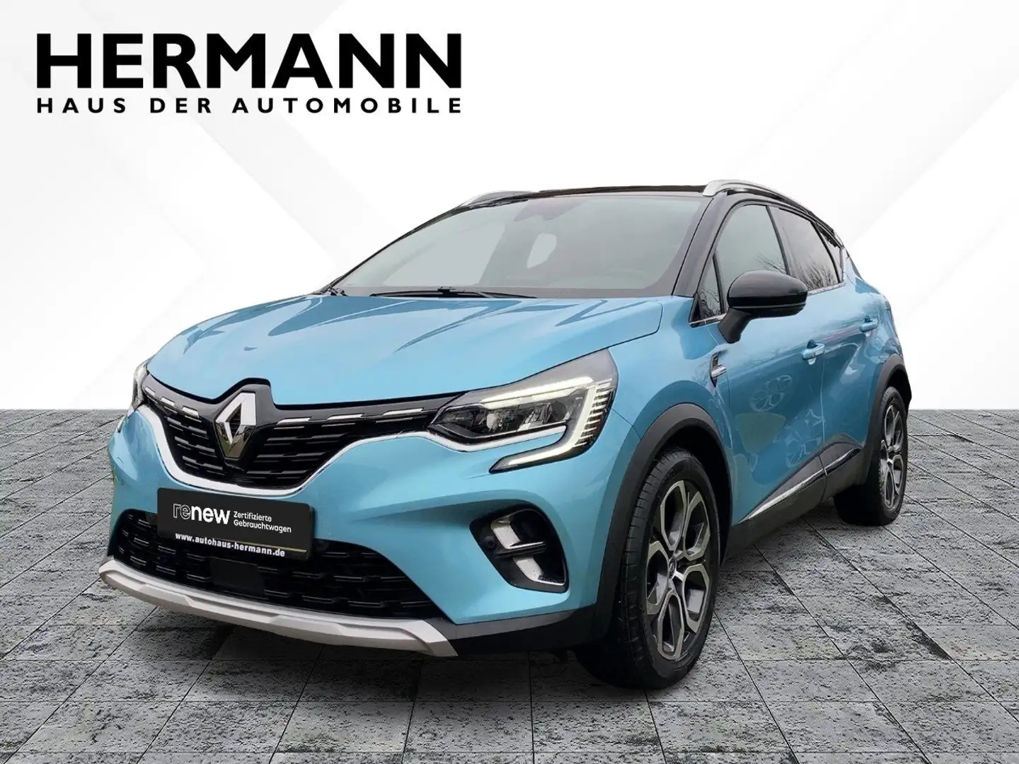 Renault Captur II 1.6 E-TECH 160 GPF Intens CAM*LED*NAVI Blau - 1
