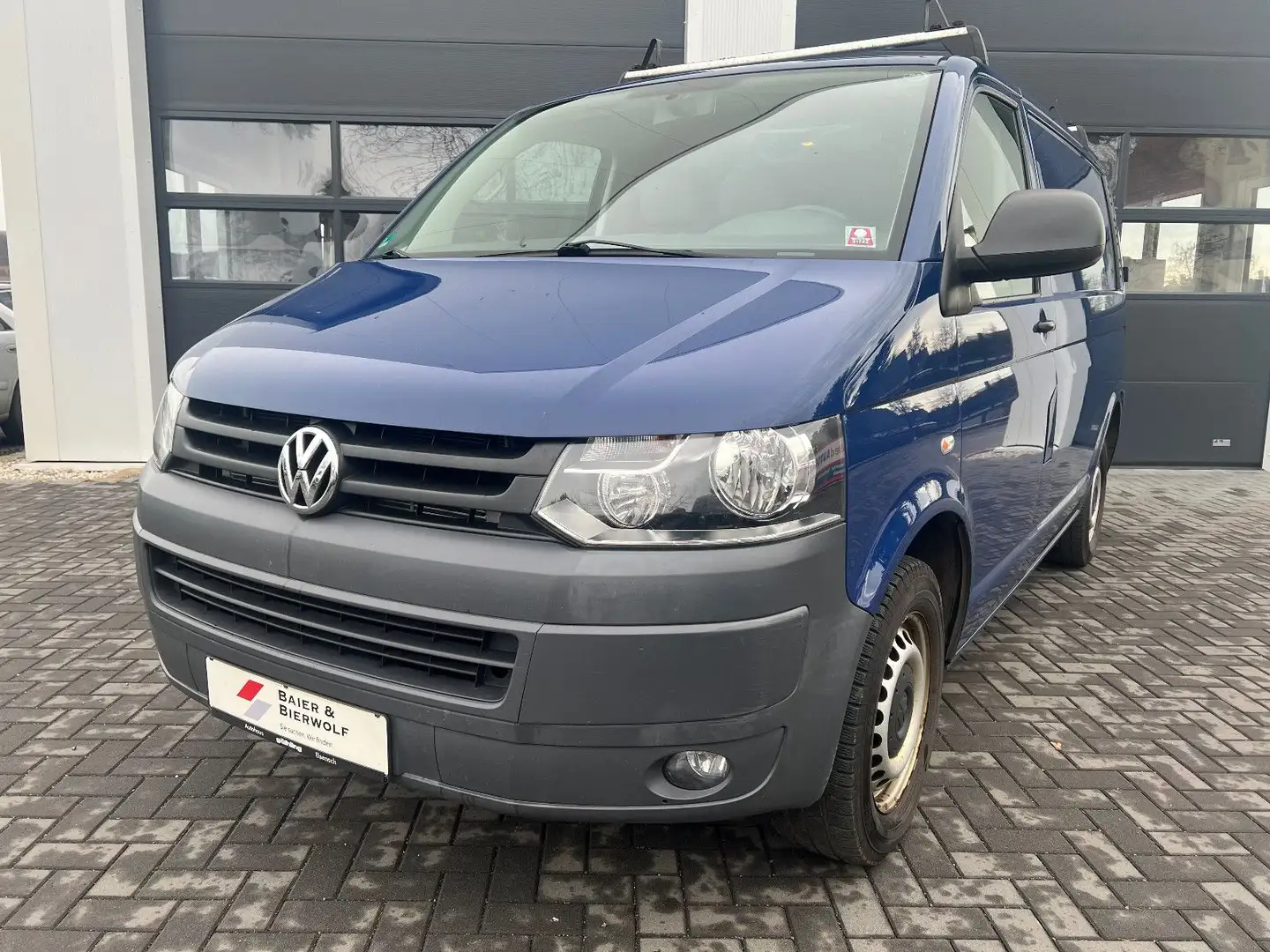 Volkswagen T5 Transporter 1. Hand 140PS 4Motion Klima AHK Albastru - 2