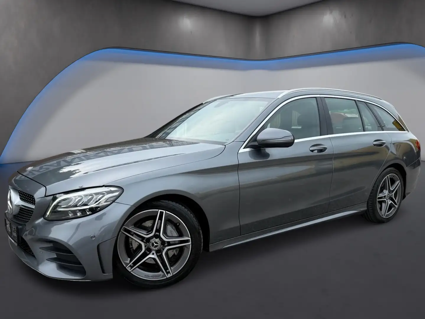 Mercedes-Benz C 220 d Aut. AMG Line *Kamera*AHK*ACC*Navi*Leder* Gris - 2