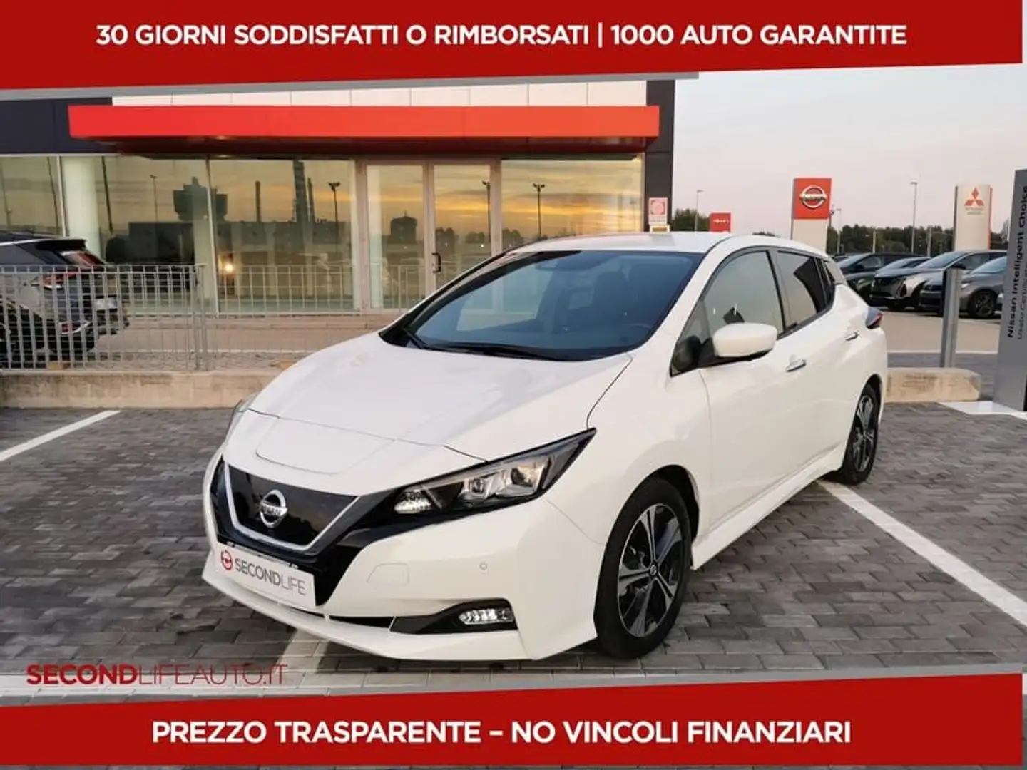 Nissan Leaf N-Connecta 40kWh 150cv my19 Bianco - 1
