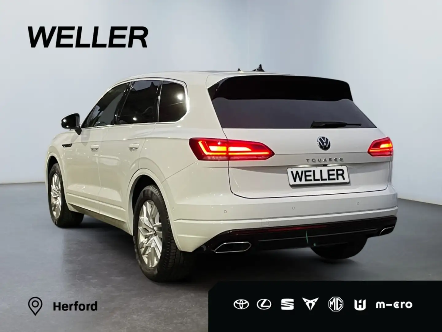 Volkswagen Touareg 3.0 TDI 4Motion R-Line *Leder*360*HUD*ACC* Bianco - 2