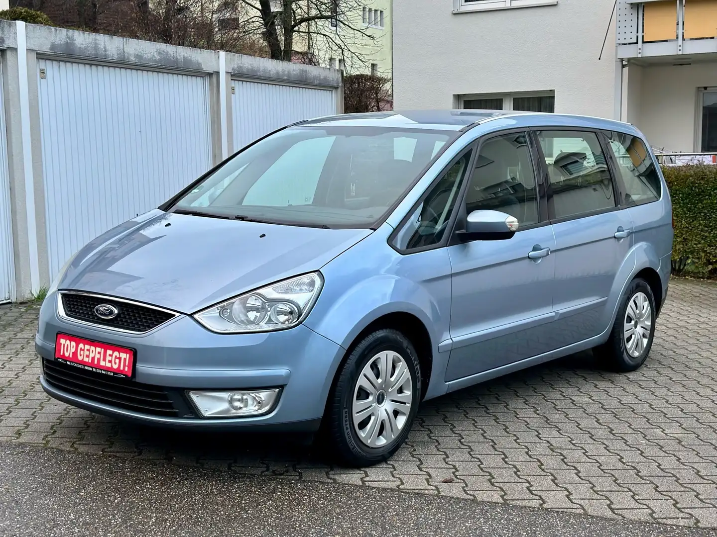 Ford Galaxy TOP GEPFLEGT 7-SİTZER-A.H.K Bleu - 1