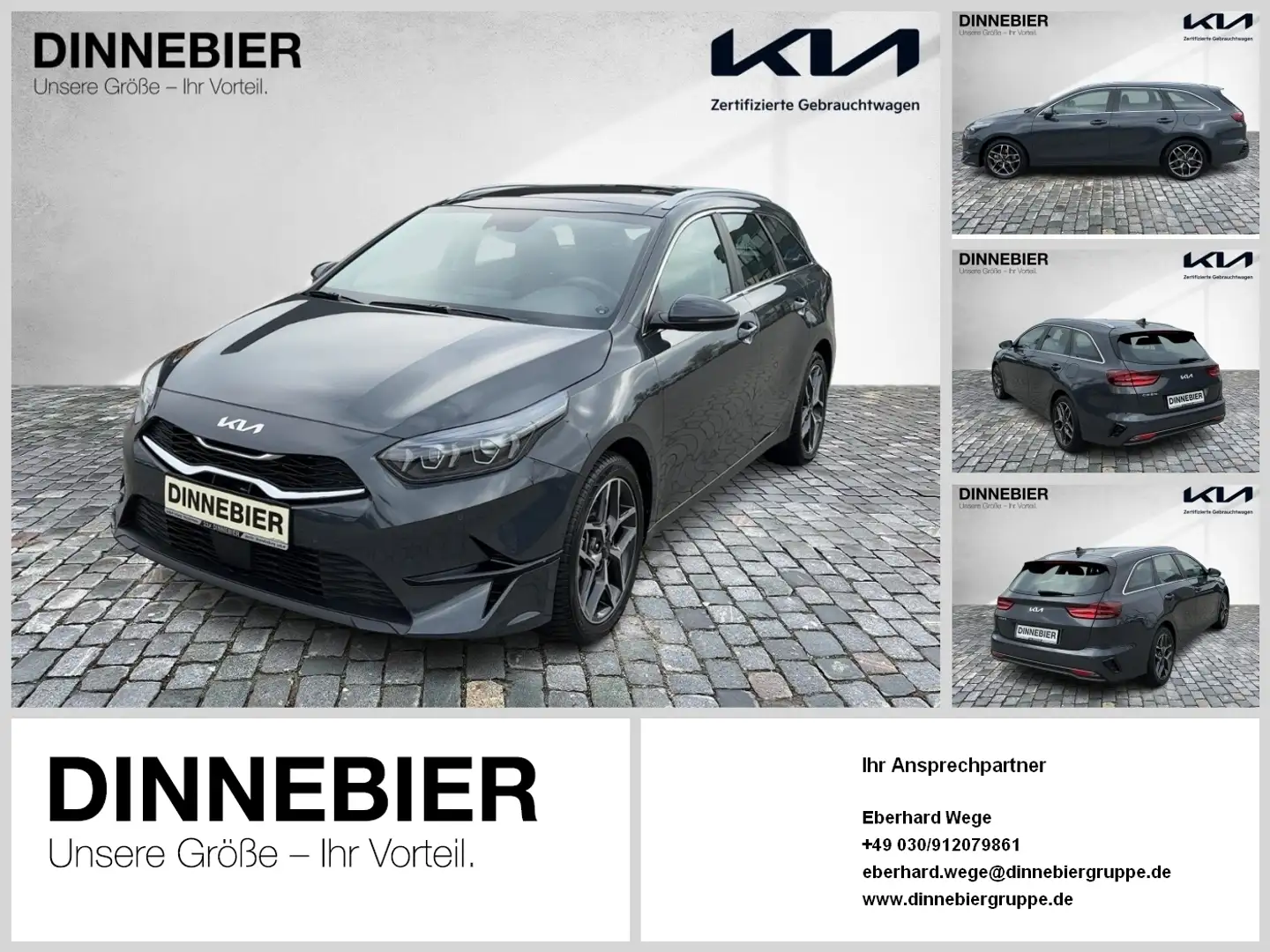 Kia Ceed SW / cee'd SW Ceed Sportswagon Spirit Glasdach+LED+Kamera Gris - 1