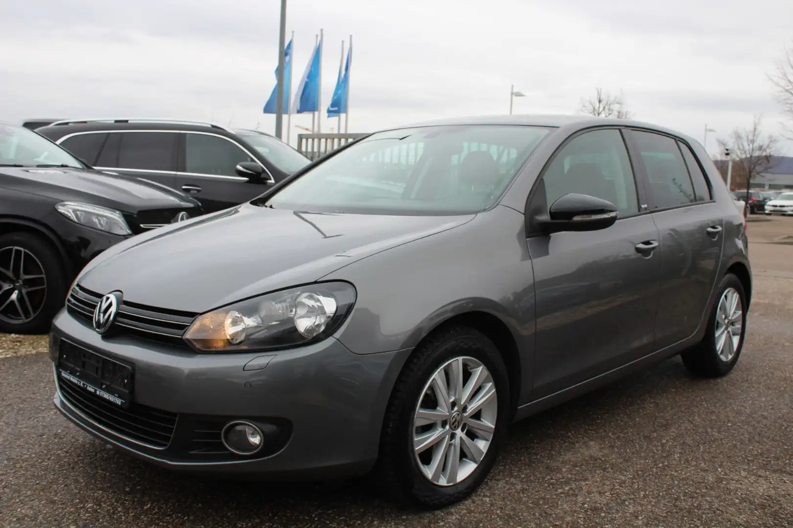 Volkswagen Golf VI Style 2-Hand/Klimaautomatik/PDC/TOP Grau - 1