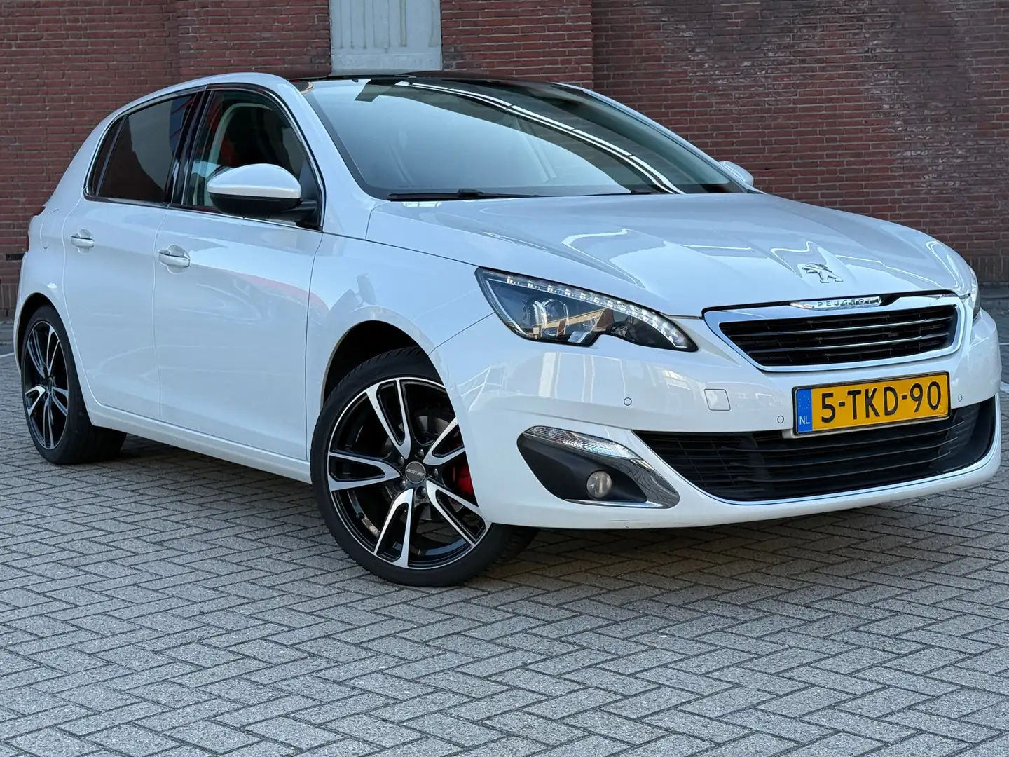 Peugeot 308 1.6 THP|PANNO|NAVI|PDC|GOED-ONDERHOUDEN Wit - 1