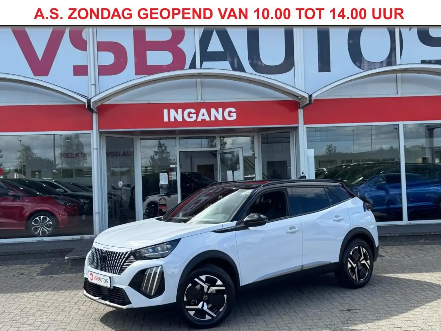 Peugeot 2008 1.2 PURETECH AUT. FACELIFT GT NAVI TREKHAAK CAMERA Wit - 1