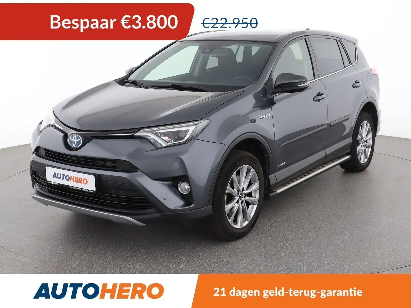 Toyota RAV 4 2.5 Hybrid 4x2 Dynamic Grijs - 1