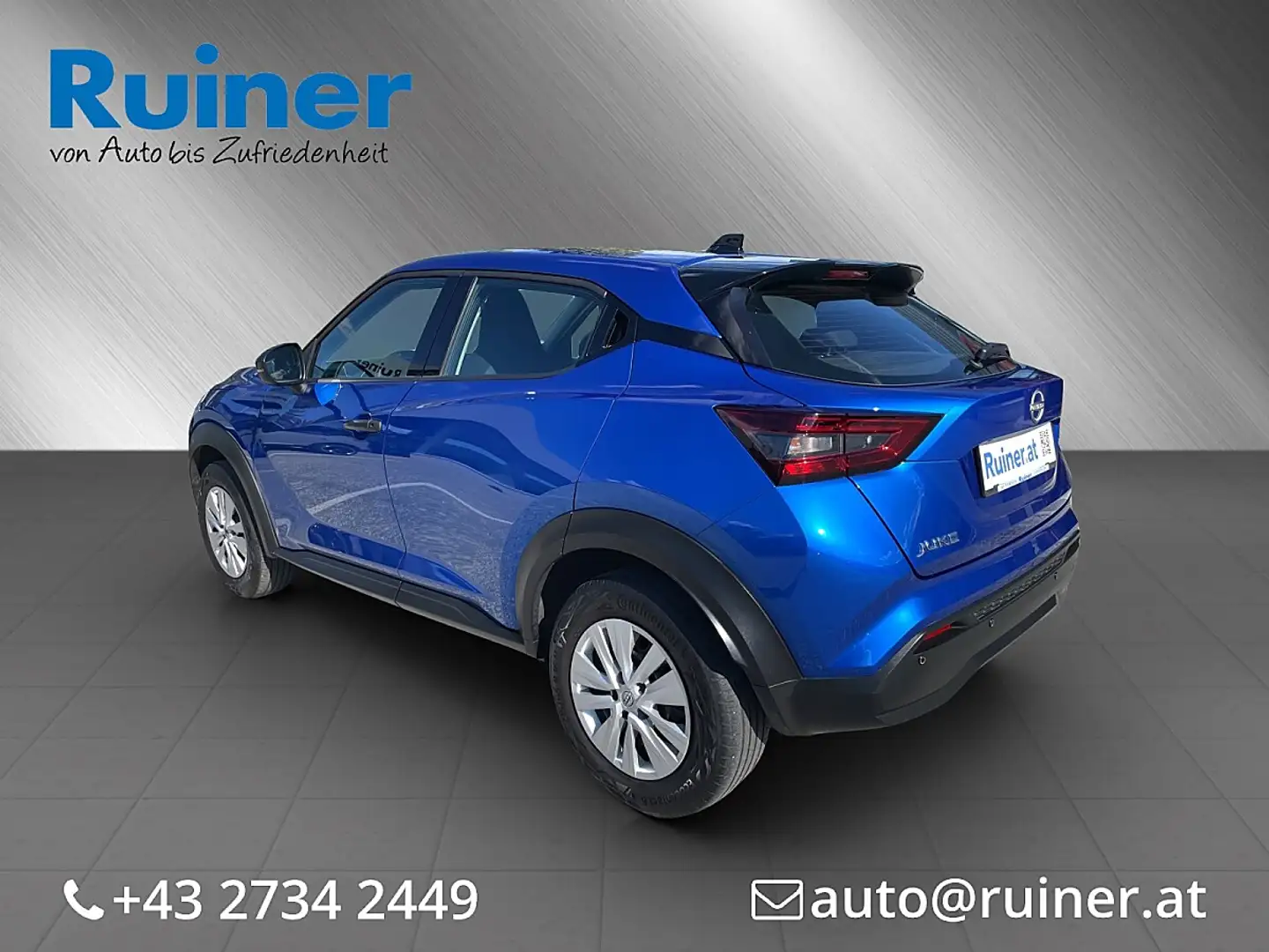 Nissan Juke 1,0 DIG-T Visia Blau - 2
