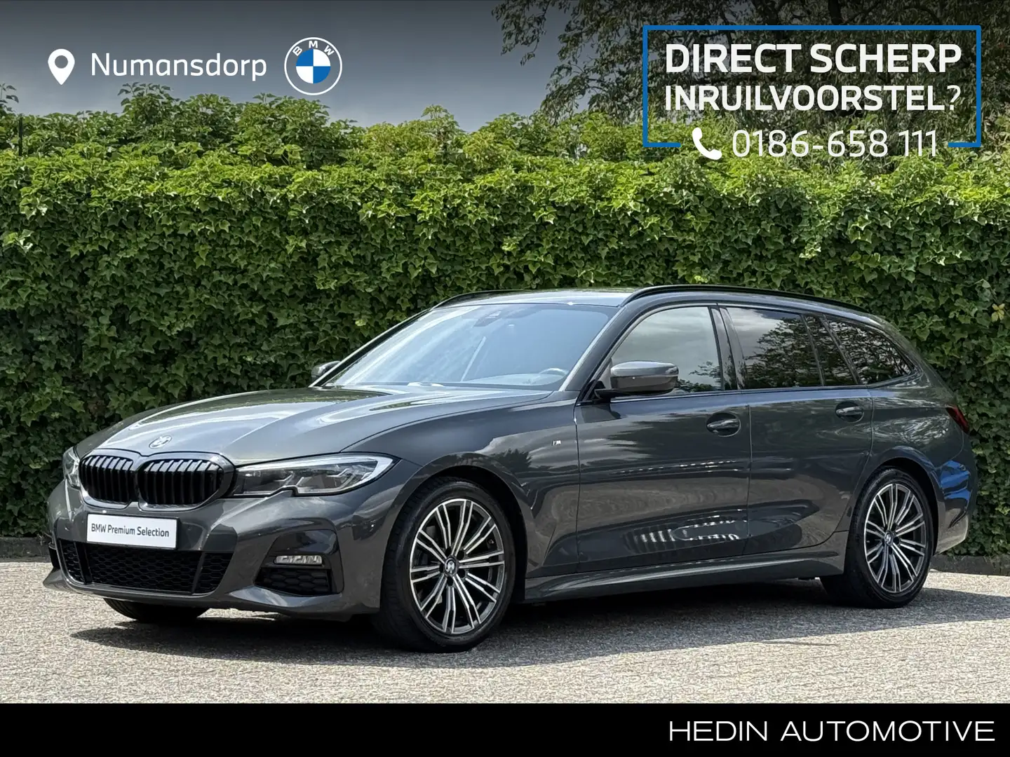 BMW 318 3-serie Touring 318i | M-Sport | Leder | Camera | Grijs - 1