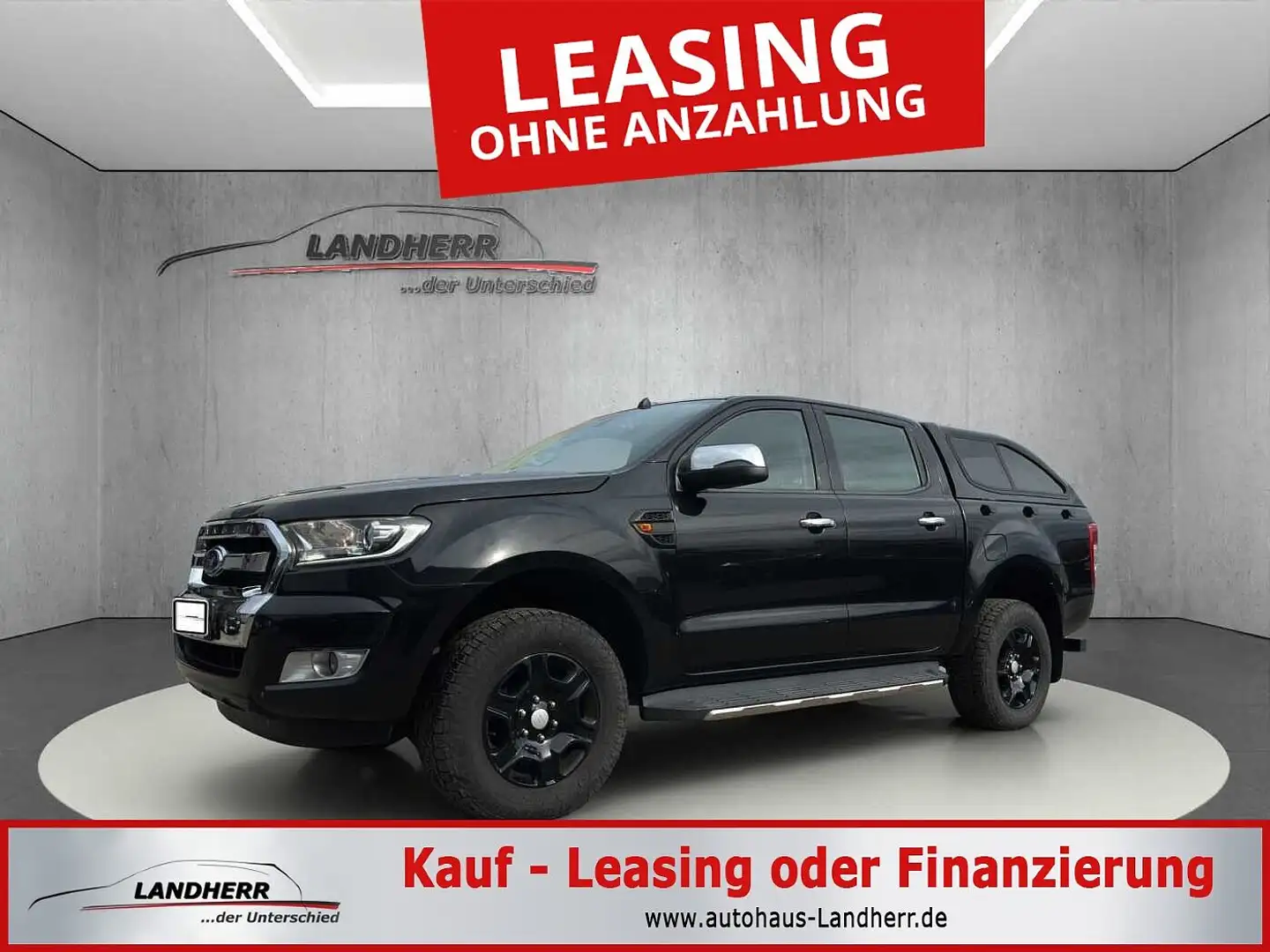 Ford Ranger XLT Doppelkabine 2.2dci 4x4 +AHK+Hardtop Noir - 1