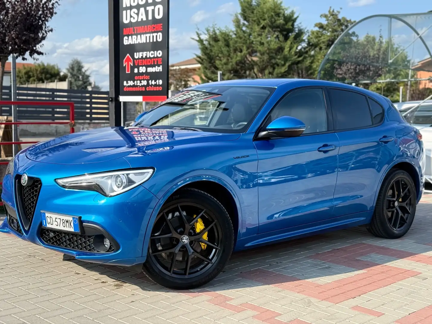 Alfa Romeo Stelvio Stelvio 2.2 Turbodiesel 210 CV AT8 Q4 Veloce Blu/Azzurro - 2