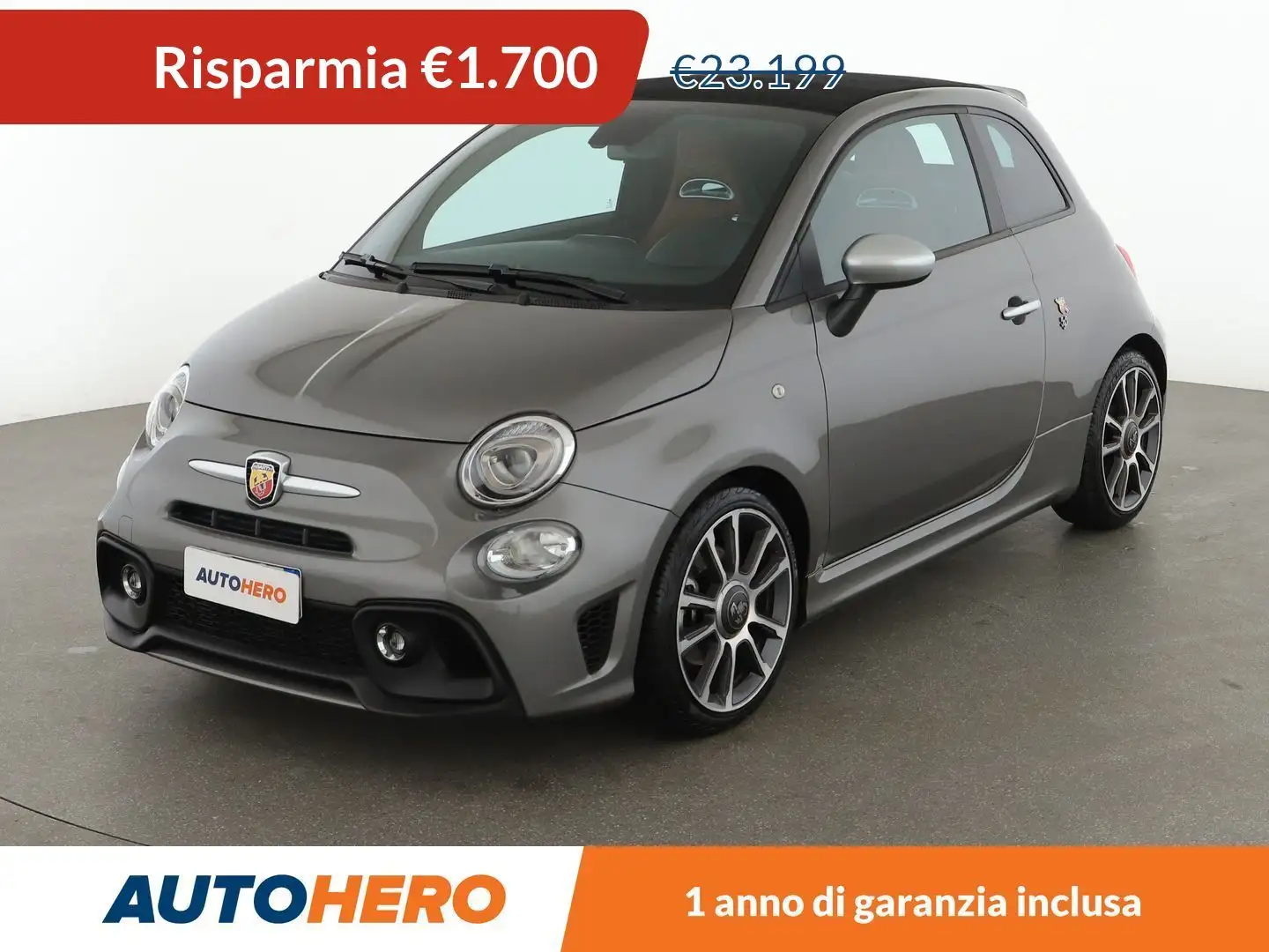 Abarth 595C 1.4 Turbo Turismo 165 CV Grigio - 1