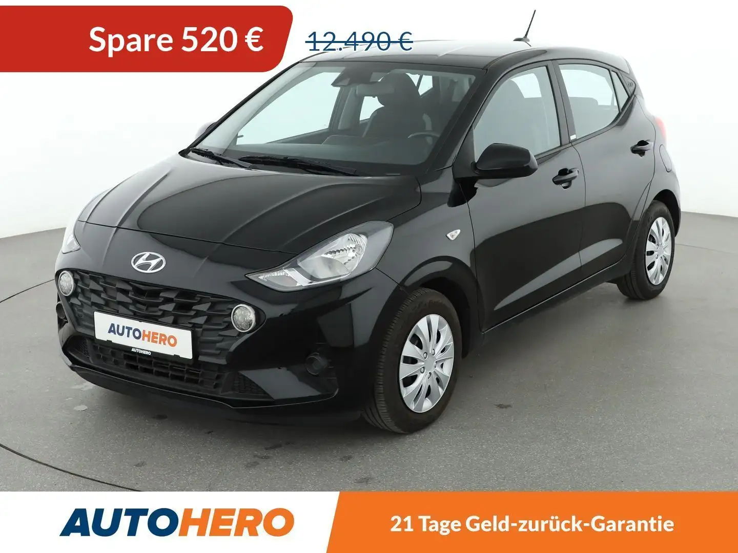 Hyundai i10 1.0 Select *LIMITER*SPUR*KLIMA*GARANTIE* Schwarz - 1