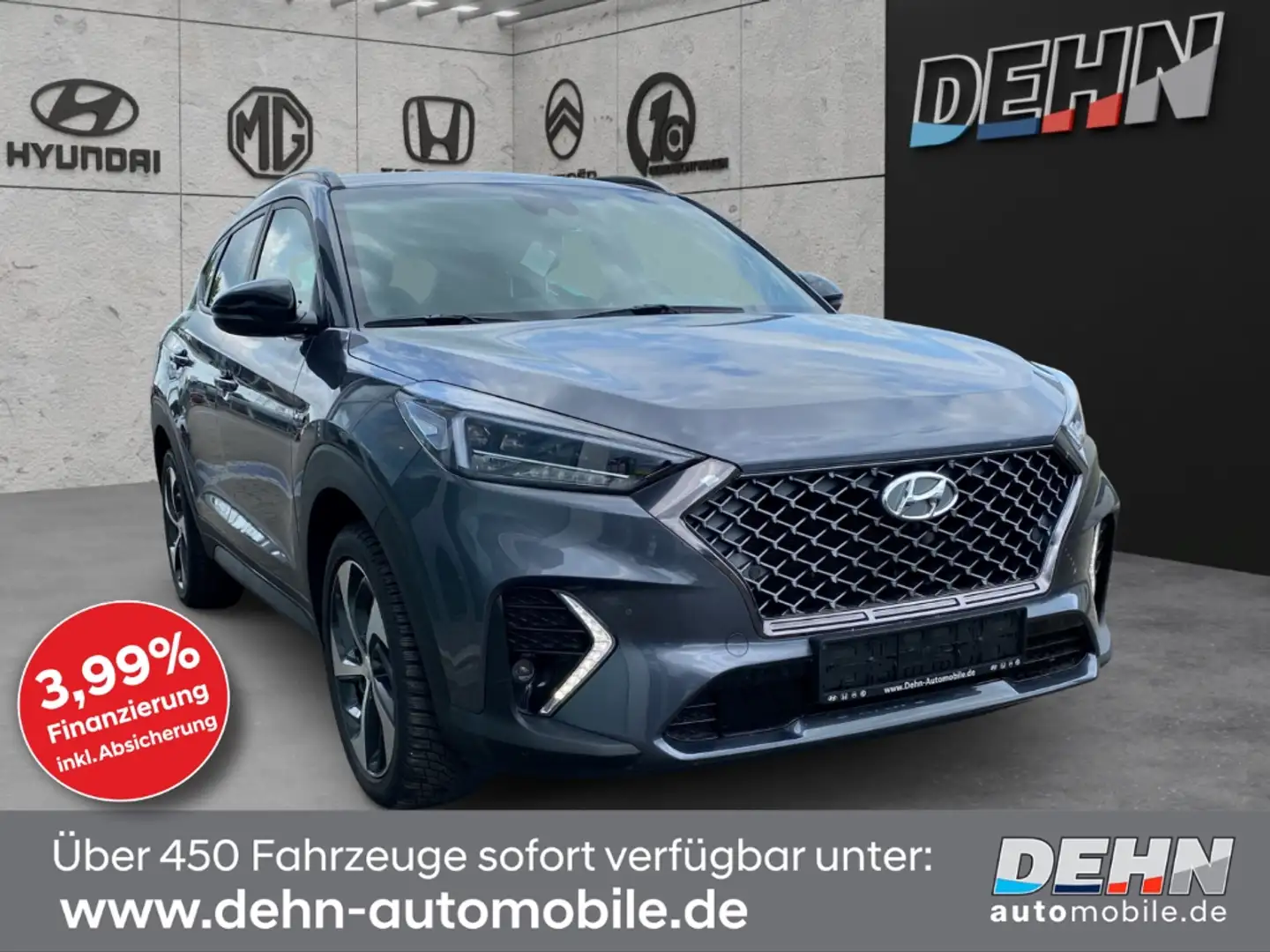 Hyundai TUCSON 1.6 T-GDI 7-DCT N-Line Kamera Navi Grau - 1