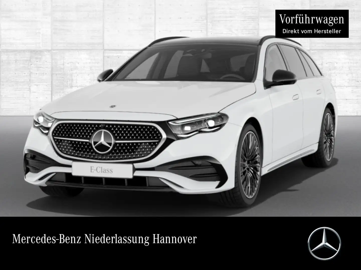 Mercedes-Benz E 300 de T AMG 360° Airmat Pano Distr. AHK Night Weiß - 1