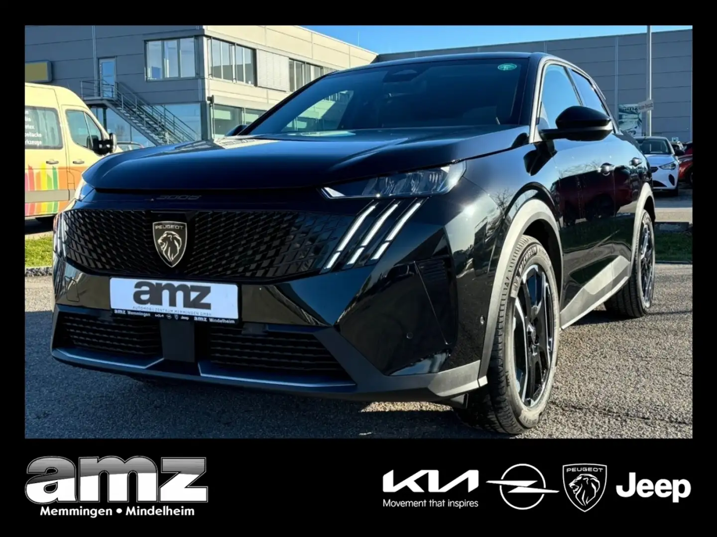Peugeot 3008 210 Allure Elektromotor 360°Kamera * 73-kWh Schwarz - 1