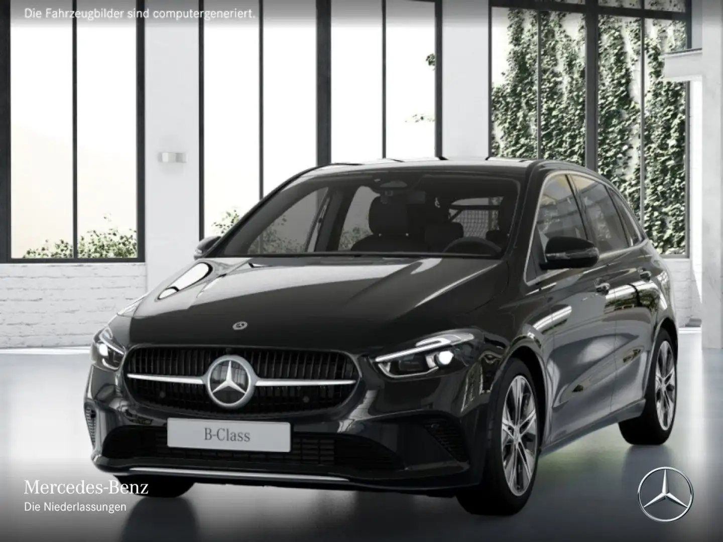 Mercedes-Benz B 200 PROGRESSIVE+AHK+MULTIBEAM+STHZG+KAMERA+TOTW Schwarz - 2