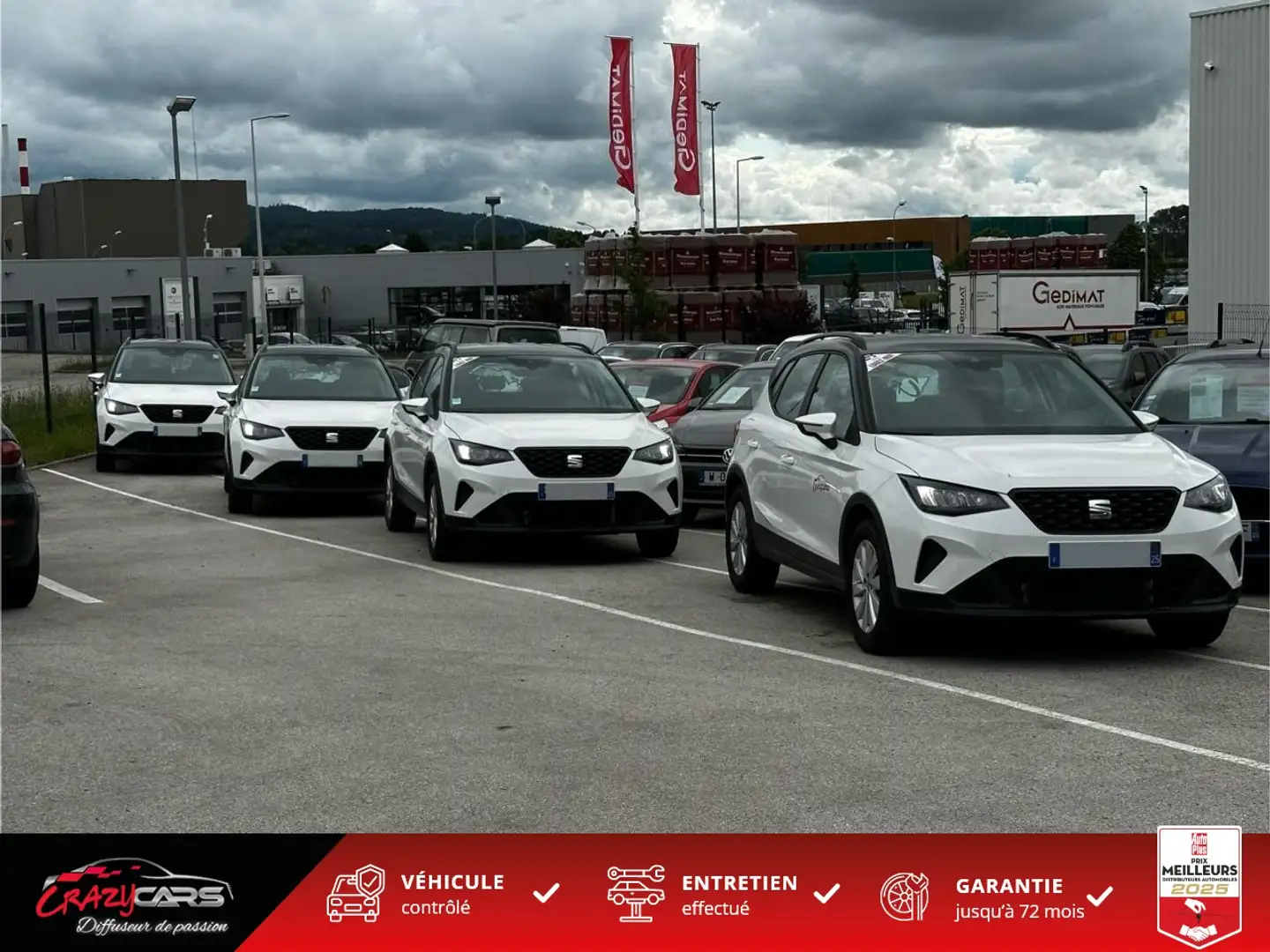 SEAT Arona Style LOCATION BOITE AUTOMATIQUE Blanc - 2