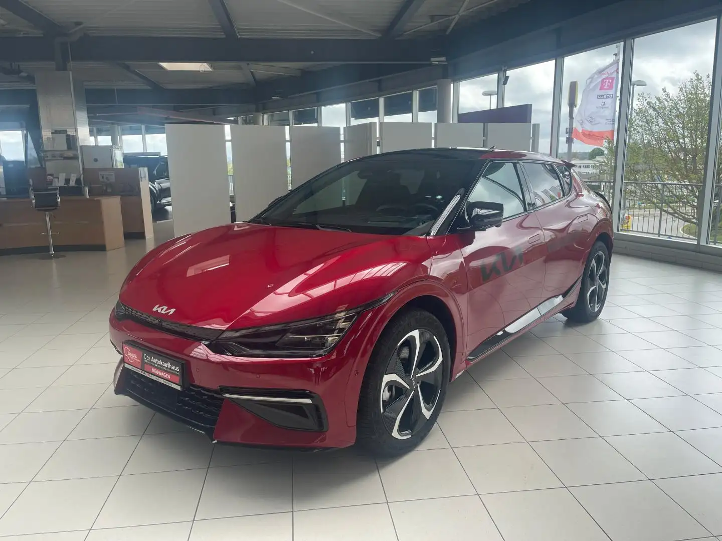 Kia EV6 77.4 AWD GTL GD ASS+ SND DES WP Dt.FZG!! Roşu - 1