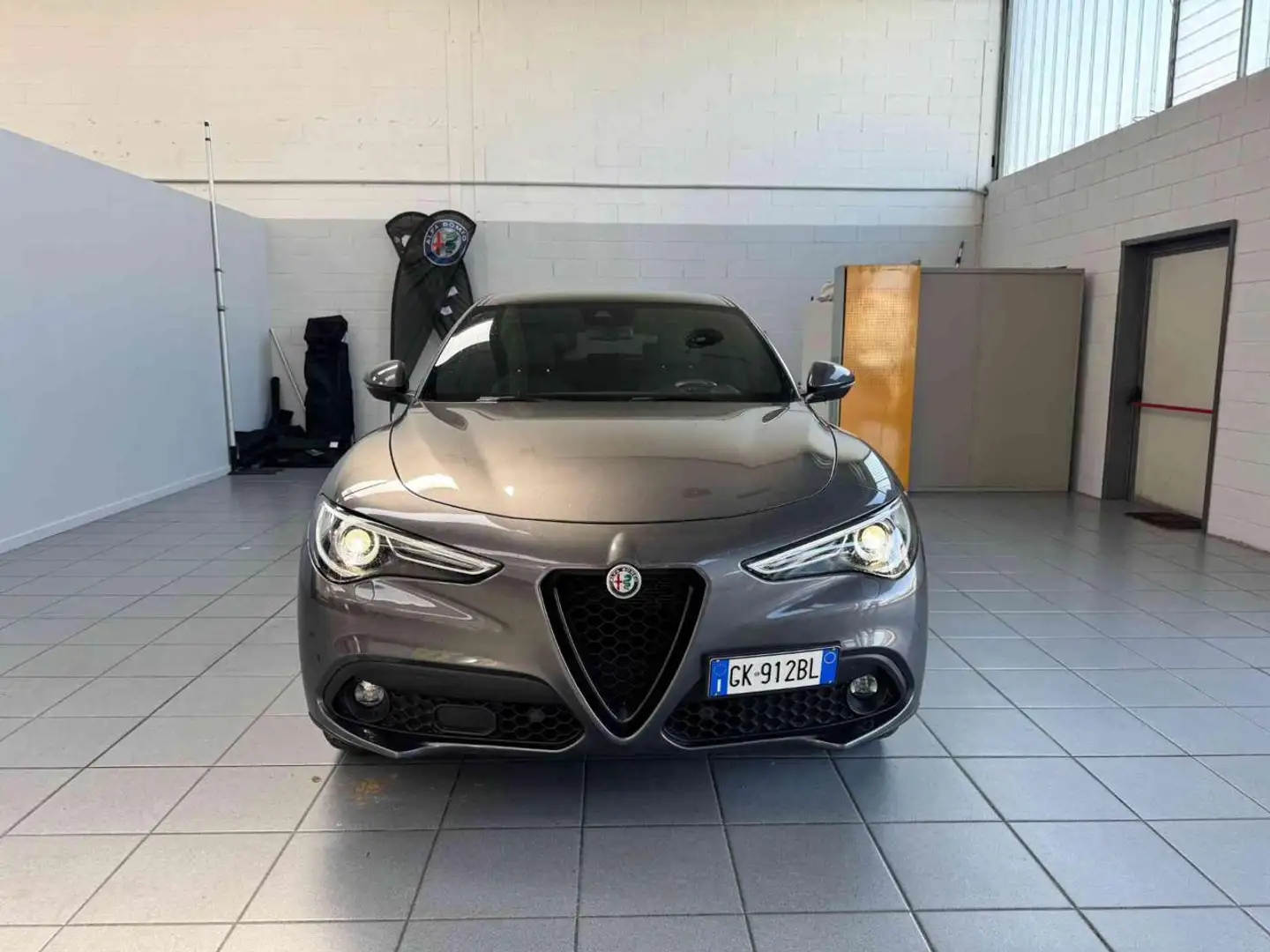 Alfa Romeo Stelvio 2.2 Turbodiesel 190 CV AT8 Q4 Sprint IVA ESPOSTA Grigio - 2