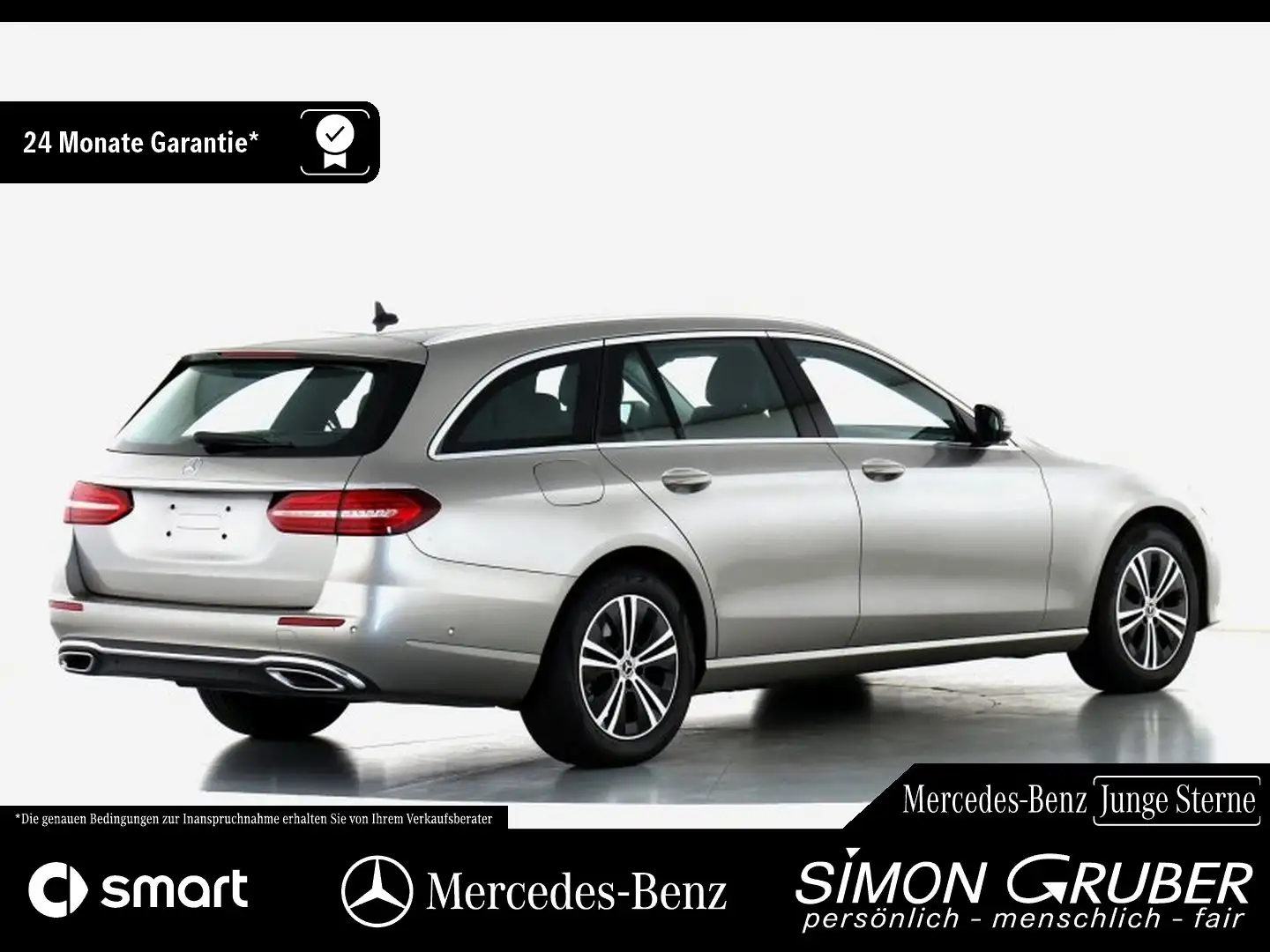 Mercedes-Benz E 220 Td 4M Allrad Avantgarde MBUX LED Kamera Silber - 2