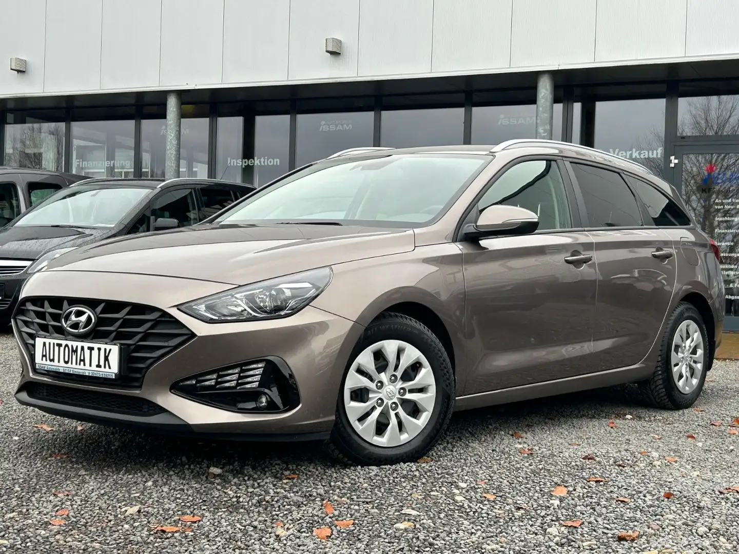 Hyundai i30 cw Select*RFK*AppCo*Automatik*SHZ*LHZ*Klima Grijs - 1