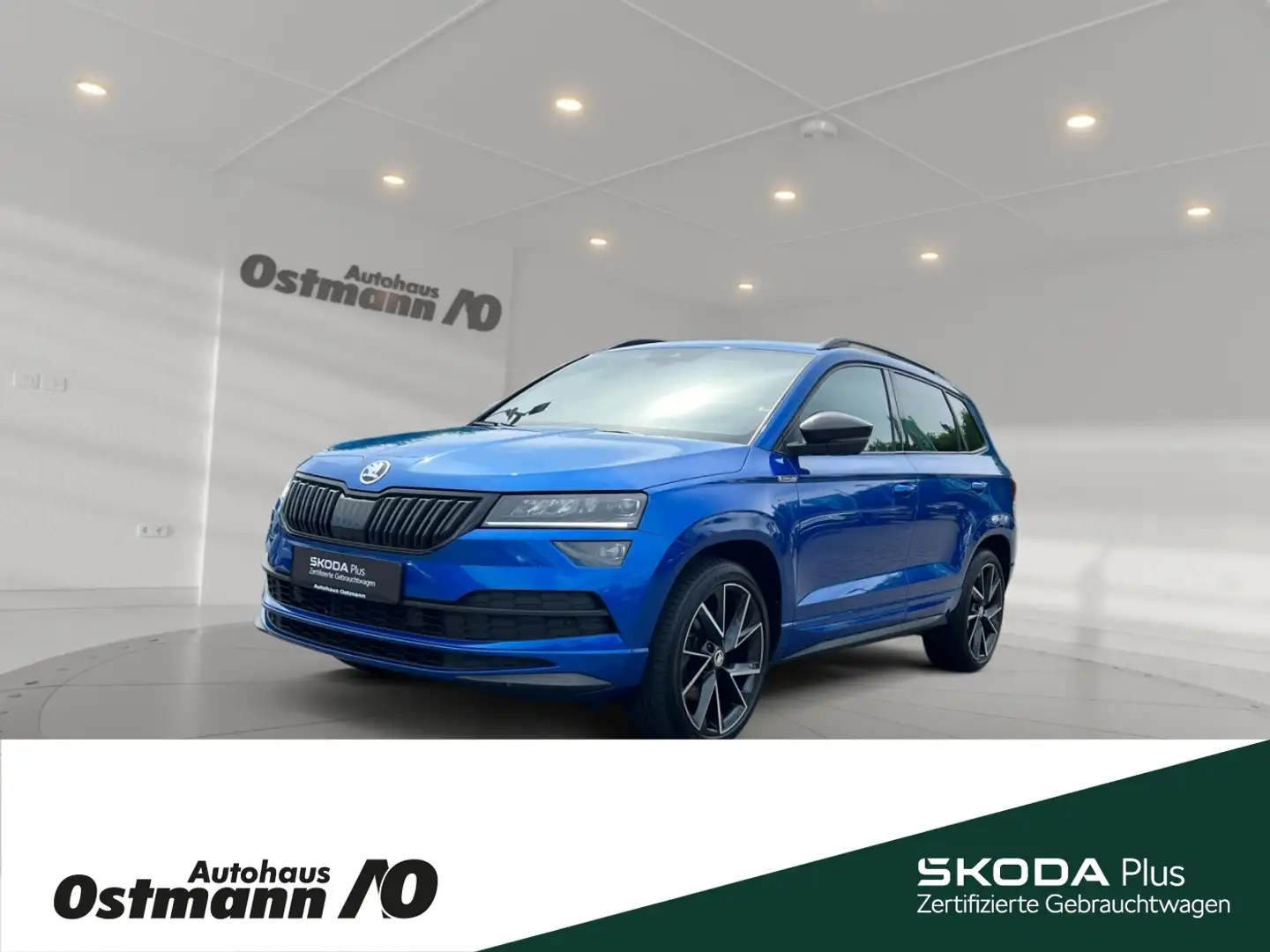 Skoda Karoq Sportline 4x4 140kw TSI DSG *PANO*NAVI*SHZ* Blau - 1