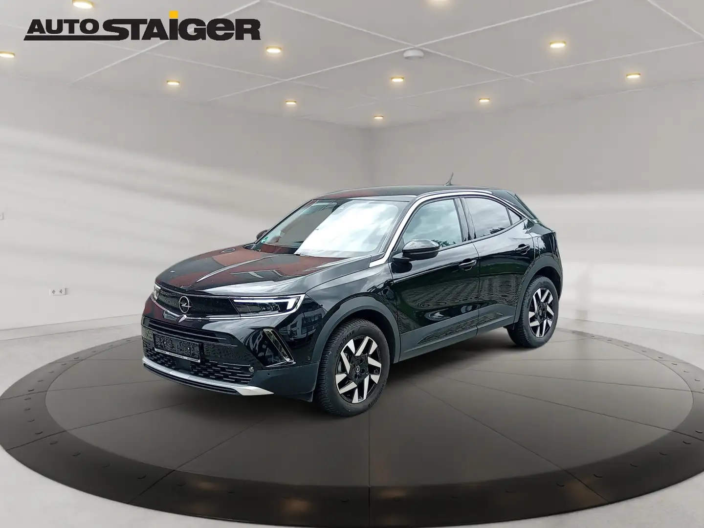 Opel Mokka 1.2 Turbo Elegance *FLA*SpurW*LM*KAM*LED* Schwarz - 2
