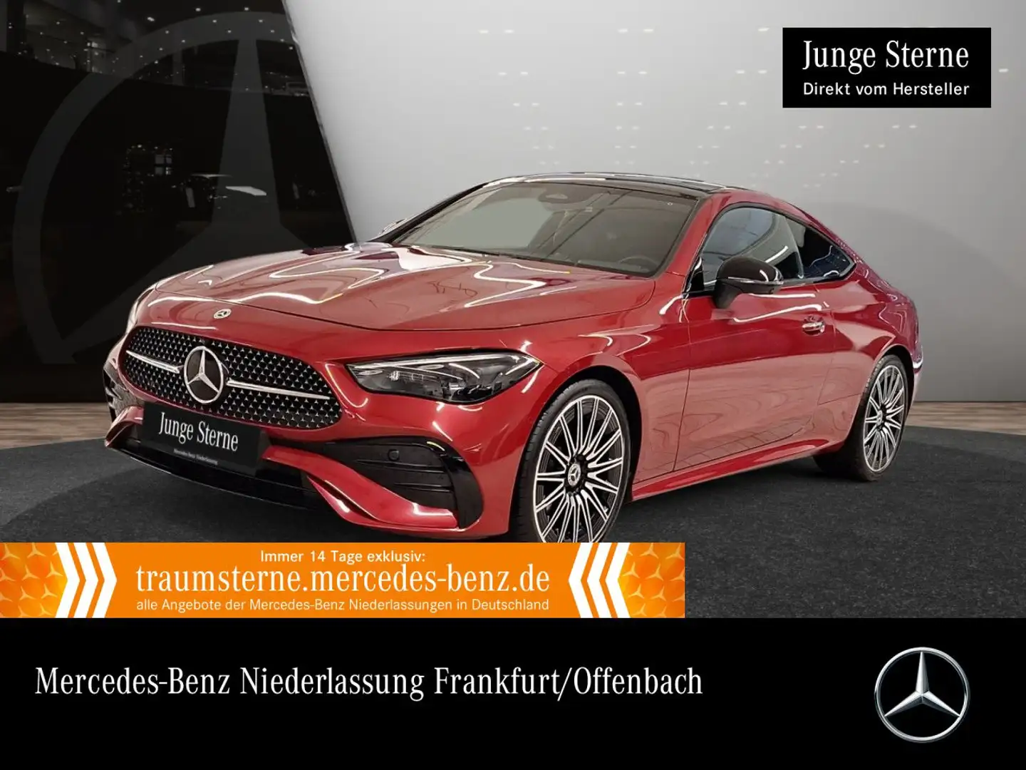 Mercedes-Benz CLE 220 d AMG+NIGHT+PANO+360+BURMESTER+TOTW+9G Rouge - 1