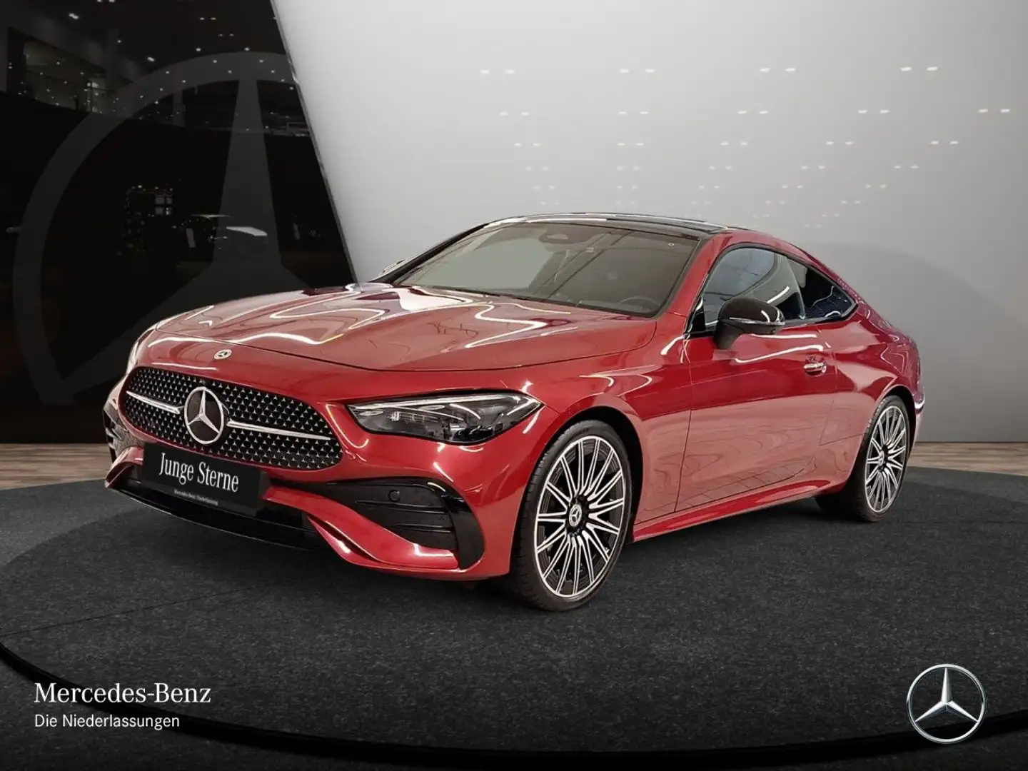 Mercedes-Benz CLE 220 d AMG+NIGHT+PANO+360+BURMESTER+TOTW+9G Rouge - 2