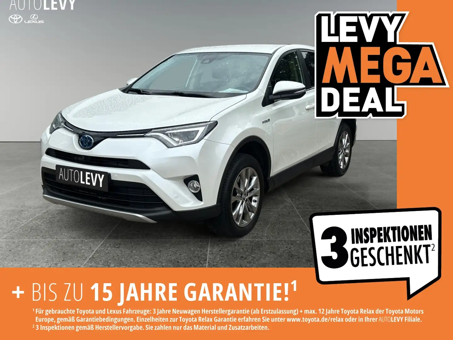 Toyota RAV 4 RAV4 2.5 Executive Matrix 2xKlima 360 AUT Kam. Білий - 1