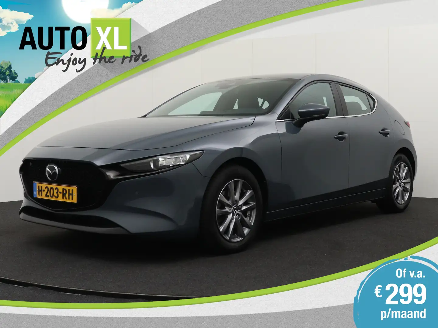 Mazda 3 2.0 e-SkyActiv-X M Hybrid 180 Comfort Trekhaak Bos Grijs - 1