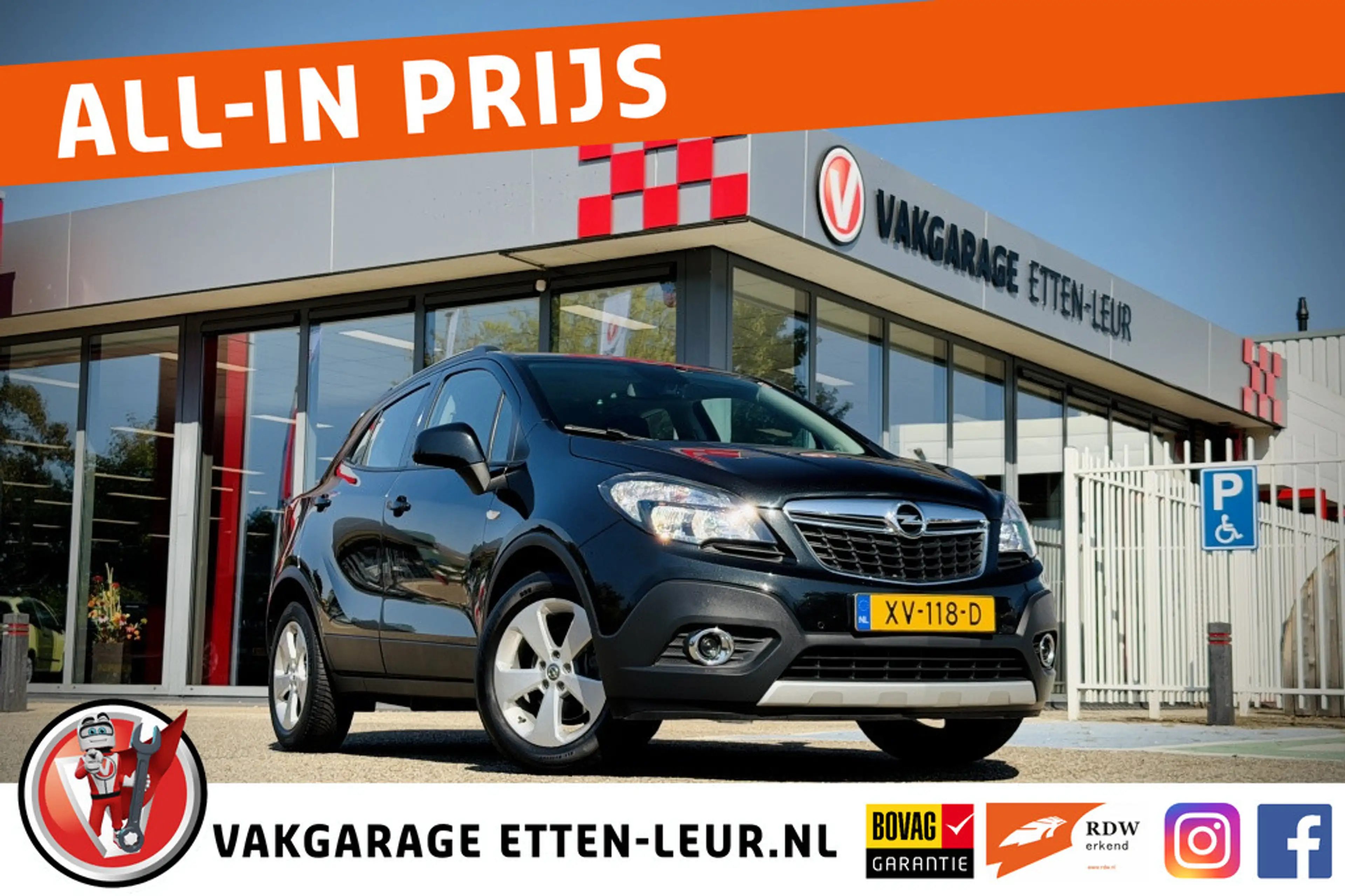 Opel Mokka 1.4 T Cosmo | CRUISE | LEDER | STOEL-STUUR VERWARM