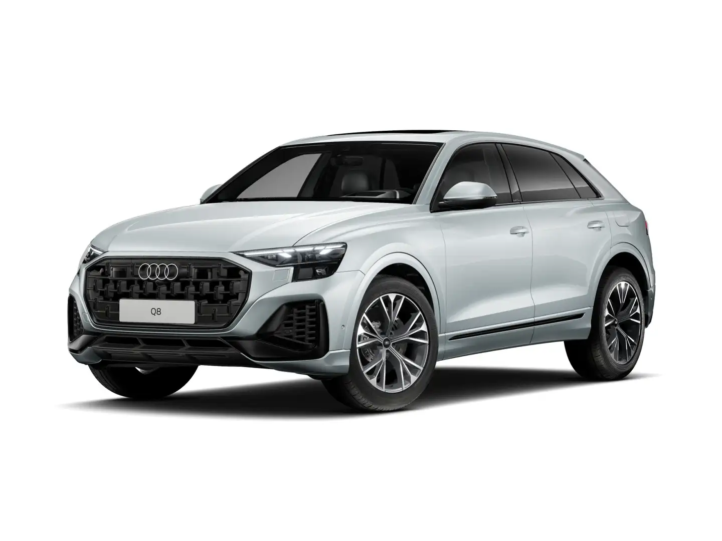 Audi Q8 55 TFSIe Q S LINE PANO LEDER LUFT HuD Silber - 2