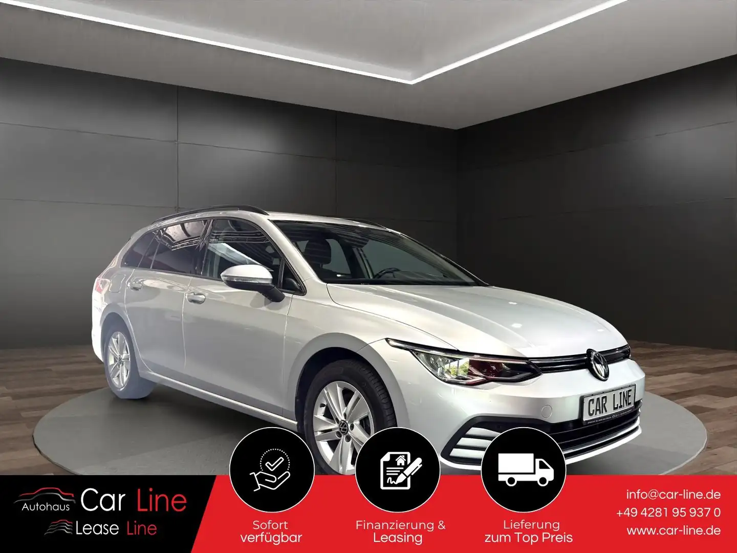 Volkswagen Golf Life 2.0 TDI*DSG*Android*Apple CarPlay*AHK* Silber - 1