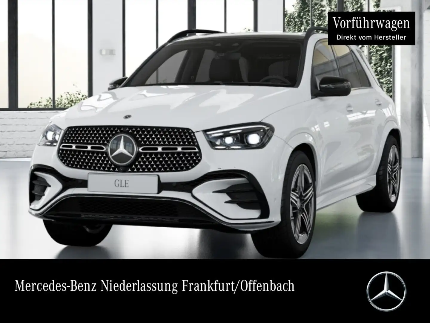 Mercedes-Benz GLE 450 d 4M AMG+NIGHT+PANO+360+AHK+MULTIBEAM+SPUR Blanc - 1