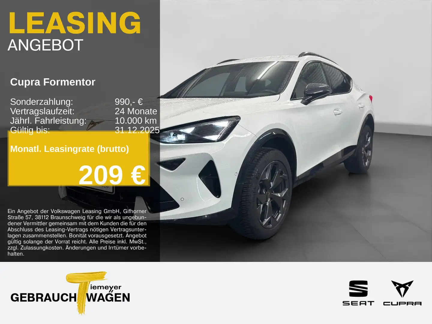 CUPRA Formentor 2.0 TDI DSG SENNHEISER SUPERSPORT 360° Weiß - 1