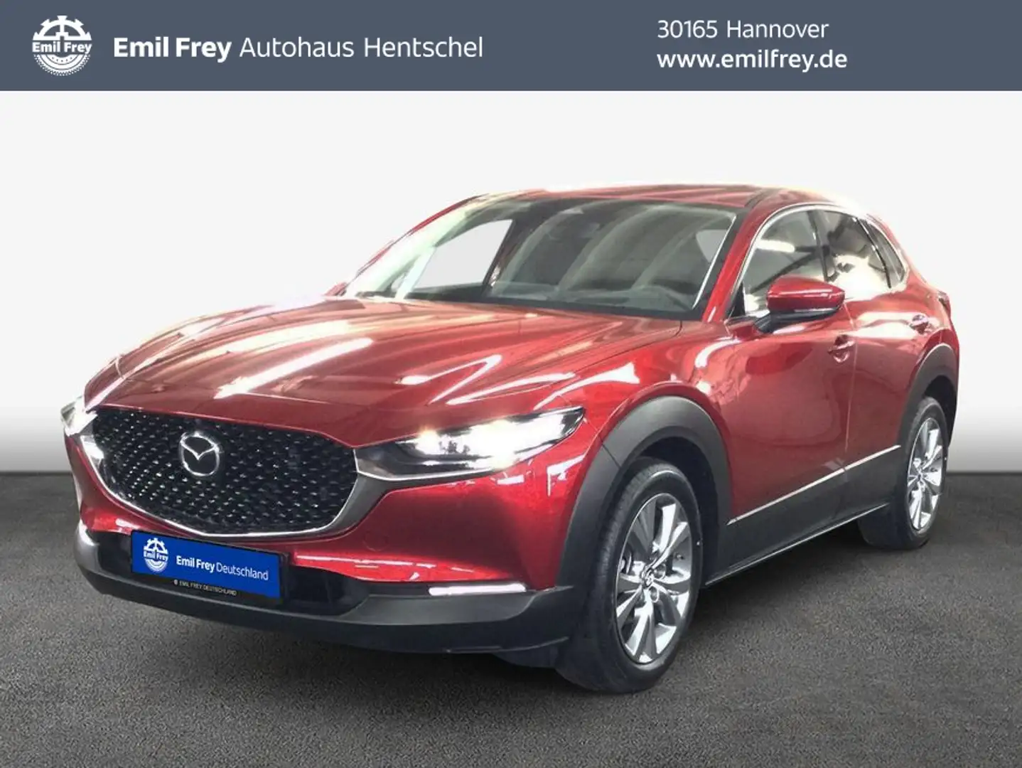 Mazda CX-30 e-SKYACTIVE G 122 EXCLUSIVE-LINE 90 kW, 5-tü Red - 1