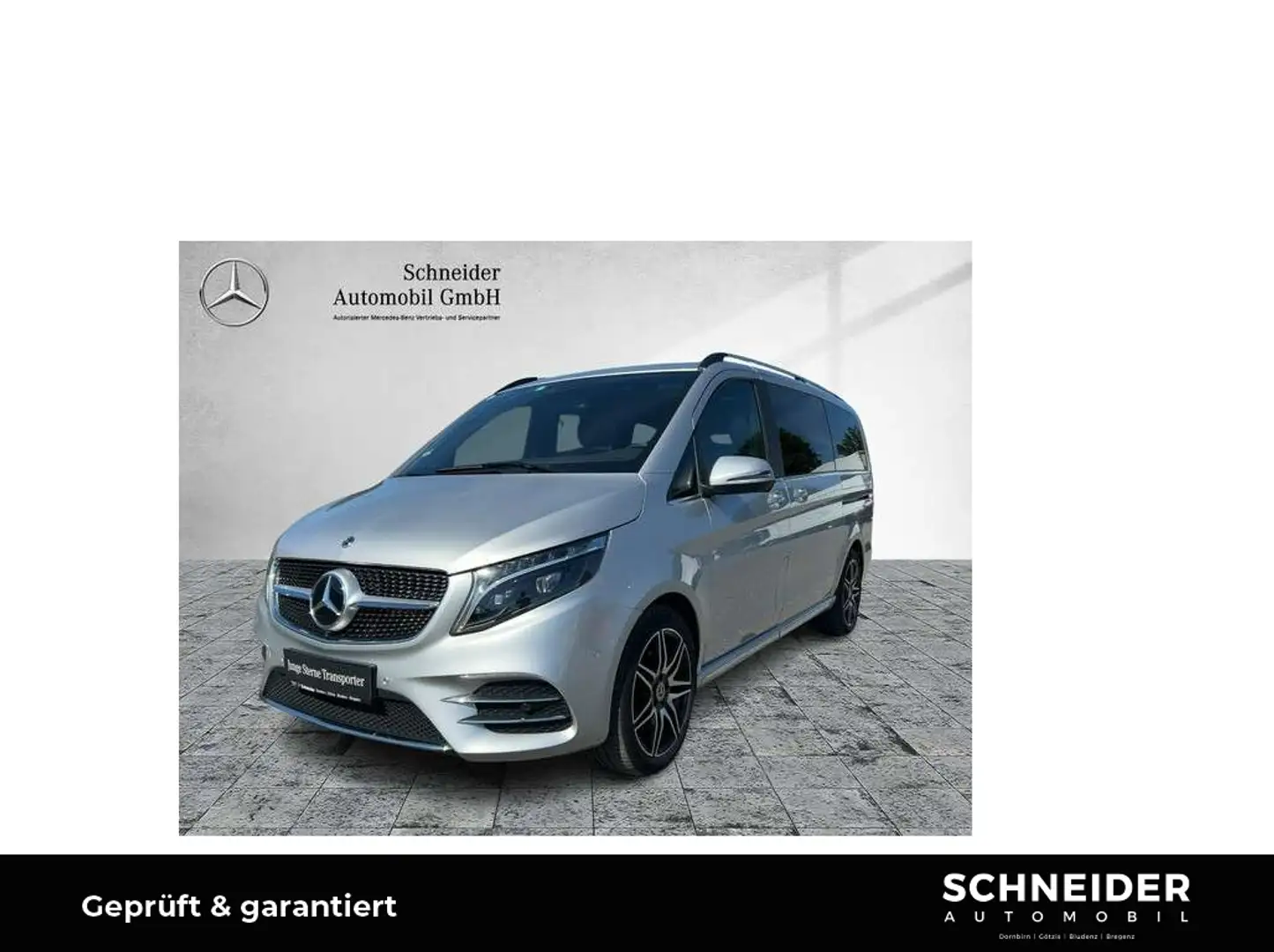 Mercedes-Benz V 300 d 4MATIC EXCLUSIVE Lang Luft Pano ACC Navi Silber - 1
