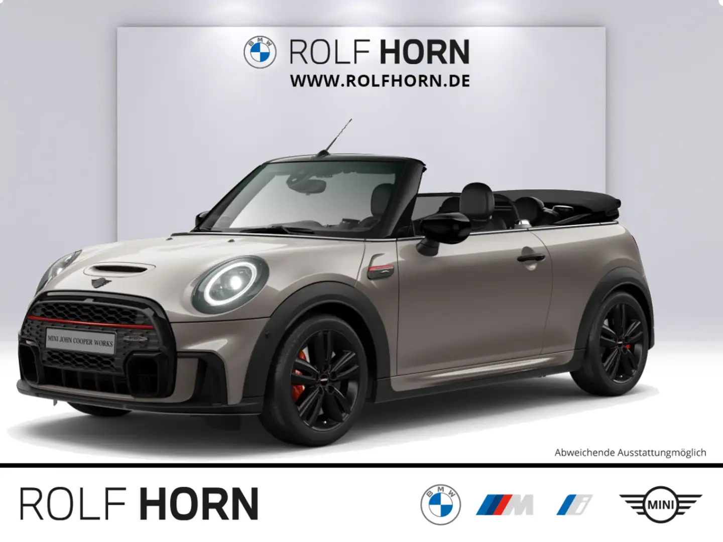 MINI John Cooper Works JCW Cabrio Autom Navi LED Klima RFK HiFi SHZ DAB Grau - 1