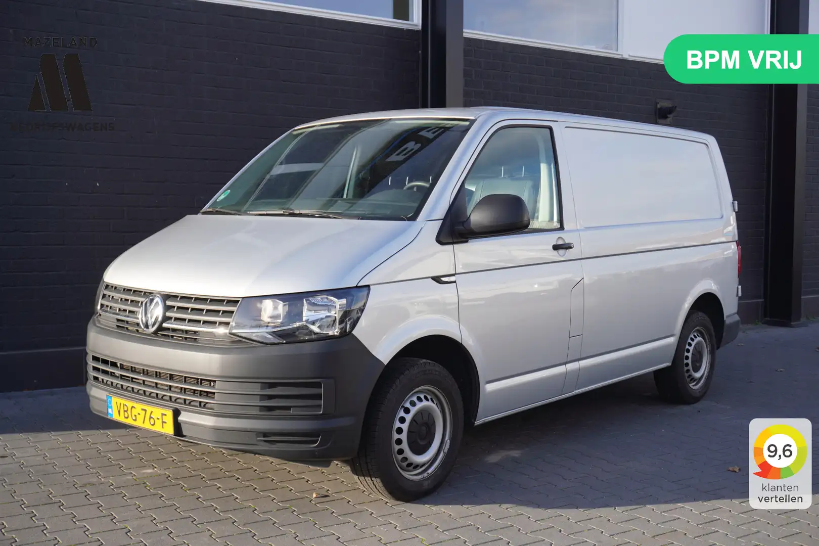 Volkswagen T6 Transporter 2.0 TDI 150PK EURO 6 - Airco - Navi - Cruise - €18 Argent - 1