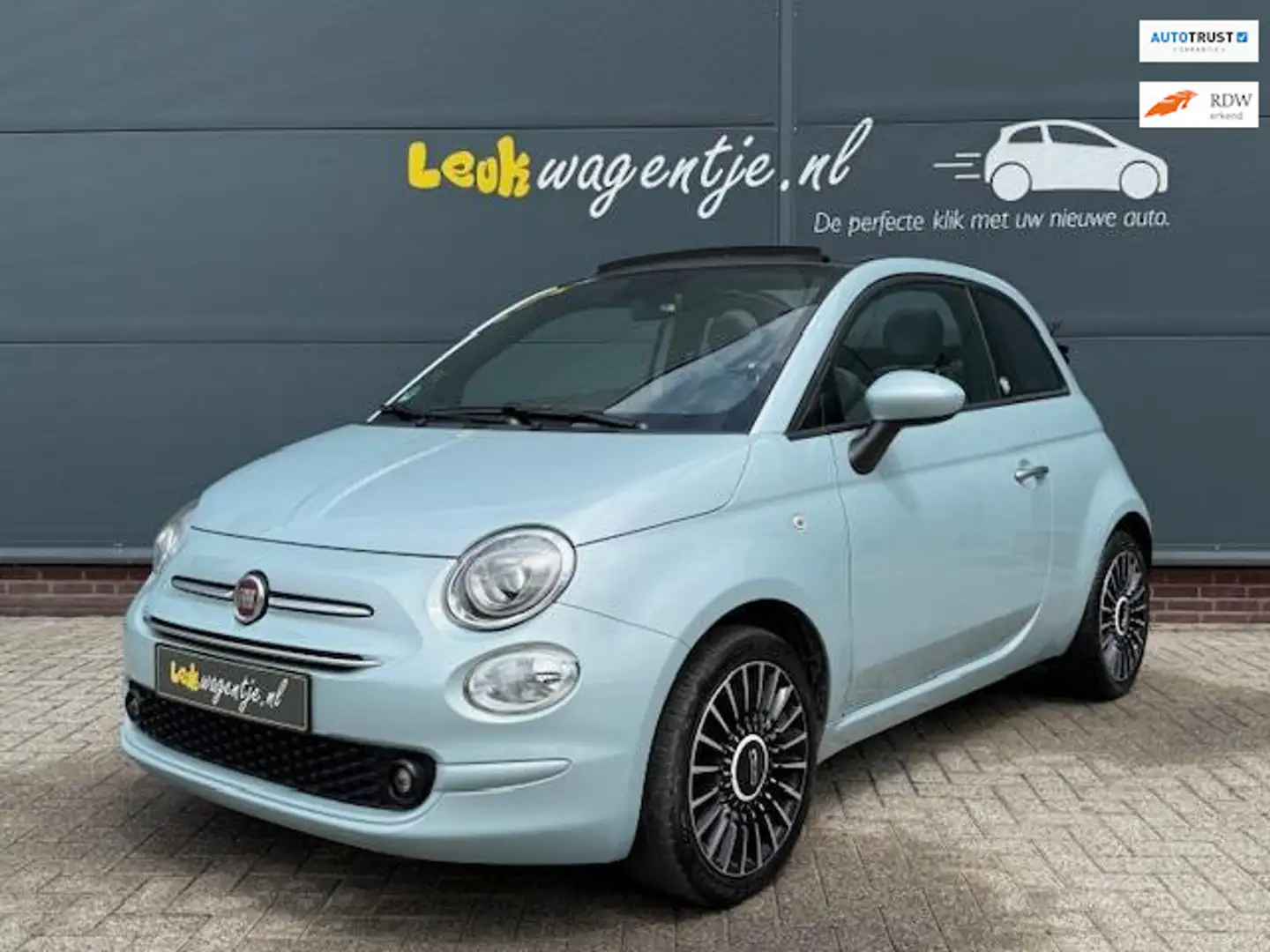 Fiat 500C 1.0 Hybrid Launch Ed. Cabrio *carplay *dealerond. Blu/Azzurro - 1