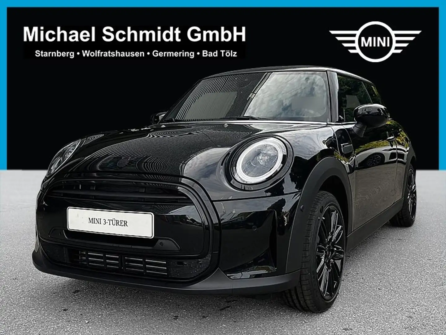 MINI Cooper Hatch*Black Pepper*Classic Trim*Navi*LED* Noir - 2