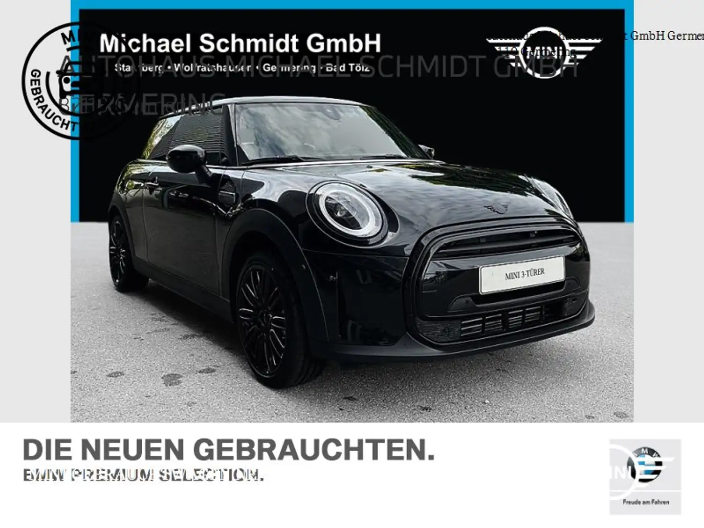 MINI Cooper Hatch*Black Pepper*Classic Trim*Navi*LED* Noir - 1