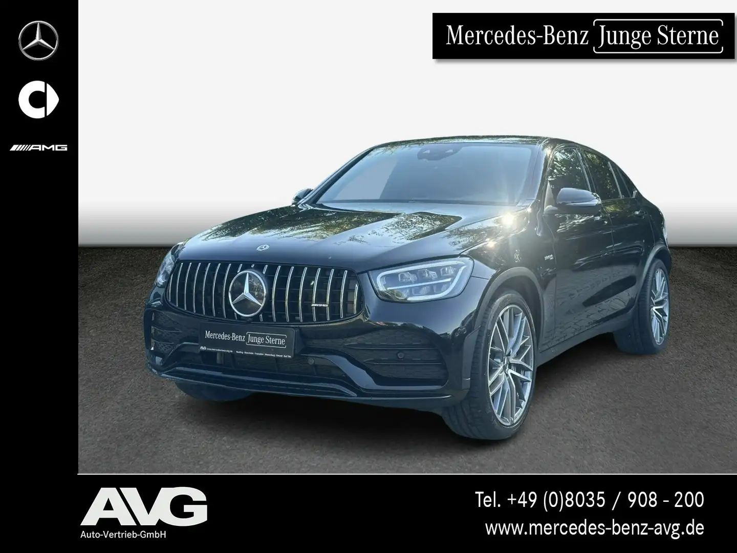 Mercedes-Benz GLC 43 AMG Mercedes-AMG GLC 43 4MATIC Coupé KEYLESS MBUX Schwarz - 1