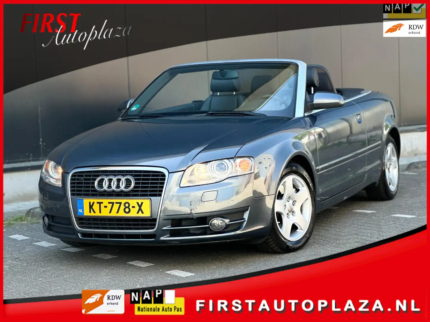 Audi A4 Cabriolet 1.8 Turbo AUTOMAAT NAVI/LEDER/XENON/CRUI Gris - 1