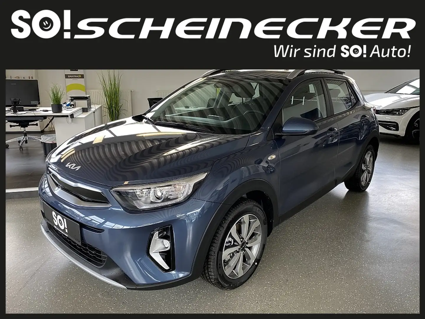 Kia Stonic 1,2 DPI ISG Silber Blau - 2