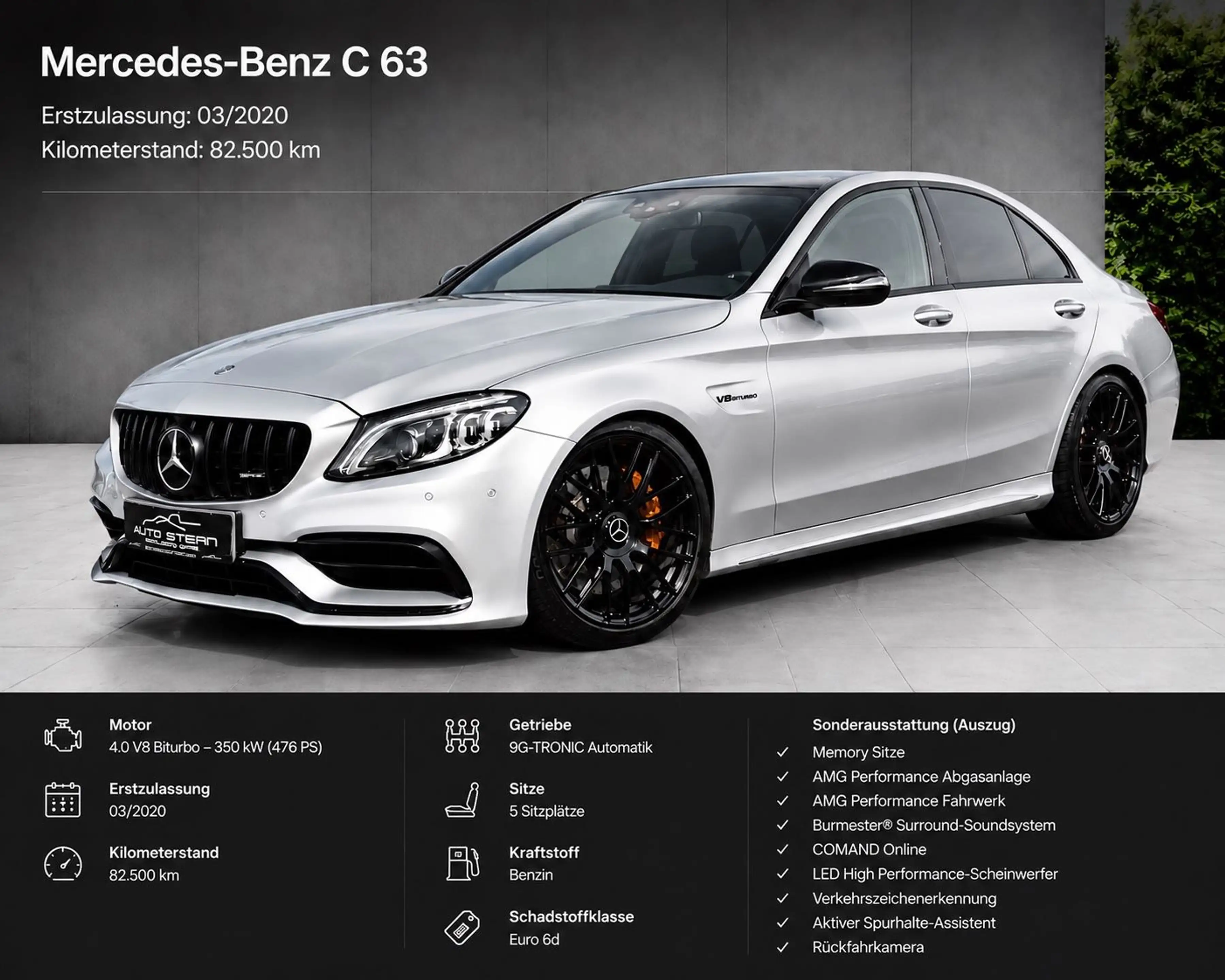 Mercedes-Benz C 63 AMG PERFORMANCE CARBON 360° MEMORY